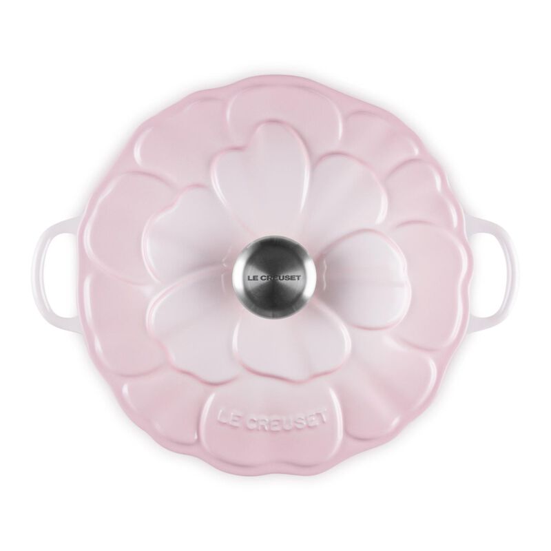 Le Creuset Petal Shallow Casserole 26cm - Shell Pink image number 1